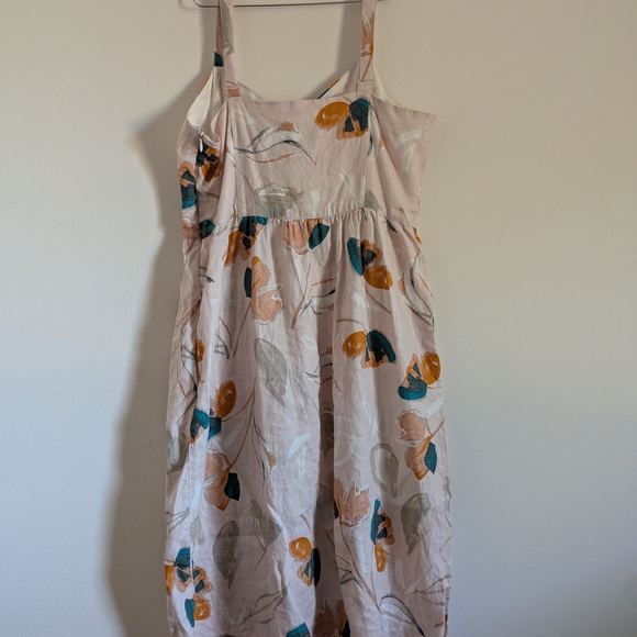 Rachel Zoe Linen A-line Sundress With Pockets - Picture 7 of 9